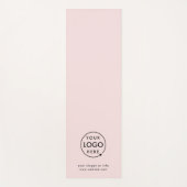Rosa | Logogeschäft Beruflich Yogamatte (Vorderseite)