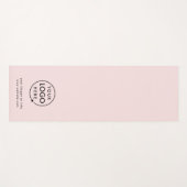 Rosa | Logogeschäft Beruflich Yogamatte (Vorderseite (Horizontal))