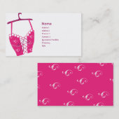Rosa Longlinebra - Geschäft Visitenkarte (Vorne/Hinten)