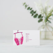 Rosa Longlinebra - Geschäft Visitenkarte (Stehend Vorderseite)