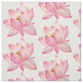 Rosa Lotos-Blumen Stoff (Muster)