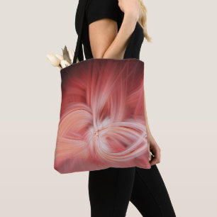 Rosa Lotus Abstraktes Design Tasche