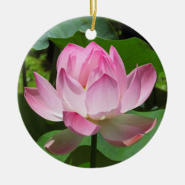 Rosa Lotus Bloom Keramikornament