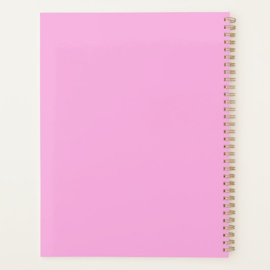 Rosa Lotus Bloom Planer (Rückseite)