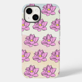 Rosa Lotus Blume Art Case-Mate iPhone 14 Hülle