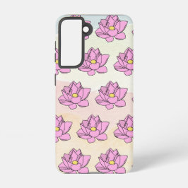 Rosa Lotus Blume Art Samsung Galaxy Hülle