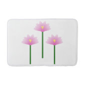 Rosa Lotus-Blume Badematte (Vorderseite)