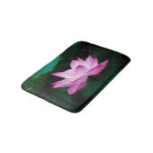 Rosa Lotus-Blume Badematte (Schrägansicht)