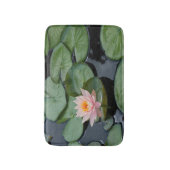 Rosa Lotus-Blume Badematte (Vorderseite Vertikal)