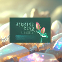 Rosa Lotus Blume Bud für Massage Therapeut Grün