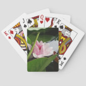 Rosa Lotus Blume Cards Spielkarten (Rückseite)