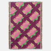 Rosa Lotus-Blume Decke (Vorderseite Vertikal)