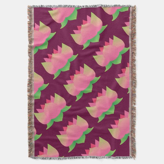 Rosa Lotus-Blume Decke (Vorderseite Vertikal)