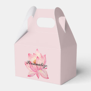Rosa Lotus-Blume Geschenkschachtel