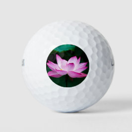 Rosa Lotus-Blume Golfball