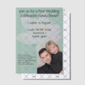 Rosa Lotus Blume Hochzeitsfeier Reaktion Pergament Einladungen (Versetzt (Einladung))