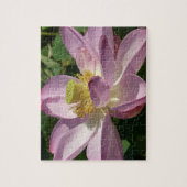 Rosa Lotus Blume II Sommerblume Puzzle (Vertikal)