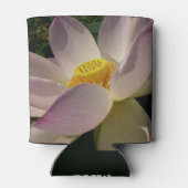 Rosa Lotus Blume III Sommer-Blütenzeit Dosenkühler (Rückseite)