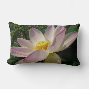 Rosa Lotus Blume III Sommer-Blütenzeit Lendenkissen