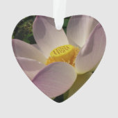 Rosa Lotus Blume III Sommer-Blütenzeit Ornament (Rückseite)