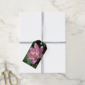 Rosa Lotus Blume IV Geschenkanhänger (Mit Garn)