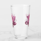 Rosa Lotus Blume IV Glas (Links)