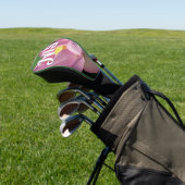 Rosa Lotus Blume IV Golf Headcover (In SItu)