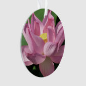 Rosa Lotus Blume IV Ornament (Vorderseite)