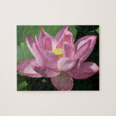 Rosa Lotus Blume IV Puzzle (Horizontal)
