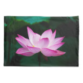 Rosa Lotus-Blume Kissenbezug (Rückseite)