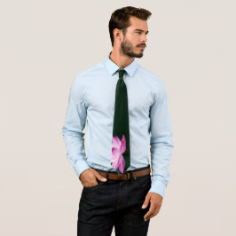 Rosa Lotus-Blume Krawatte