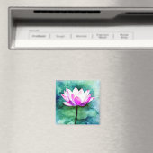 Rosa Lotus Blume Magnet (In Situ (Geschirrspüler))