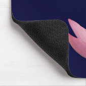 Rosa Lotus-Blume Mousepad (Ecke)