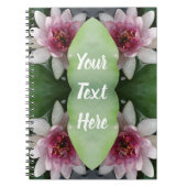 Rosa Lotus-Blume Notizblock (Vorderseite)