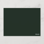 Rosa Lotus-Blume Postkarte (Rückseite)