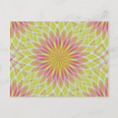 Rosa Lotus-Blume Postkarte (Vorderseite)