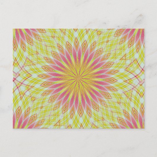 Rosa Lotus-Blume Postkarte (Vorderseite)