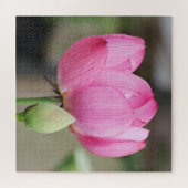 Rosa Lotus-Blume Puzzle (Horizontal)