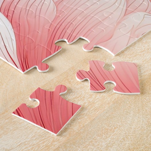 Rosa Lotus-Blume Puzzle (Seite)