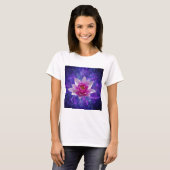 Rosa Lotus Blume T-Shirt (Vorne ganz)