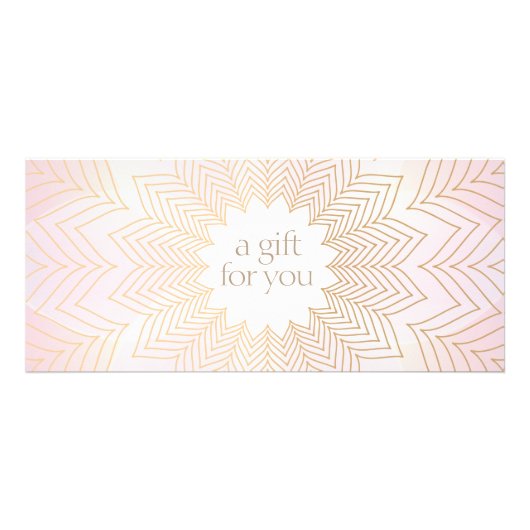 Rosa Lotus-Blume Werbekarte (Vorne)