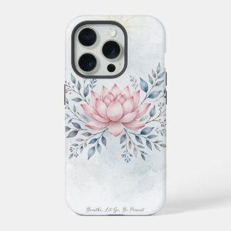 Rosa Lotus Boho-Handyhülle iPhone 15 Pro Hülle