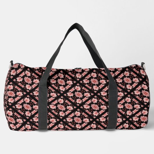 Rosa Lotus Classic Duffle Bag (Vorderseite)