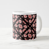 Rosa Lotus Classic Jumbo-Tasse (Vorderseite Rechts)
