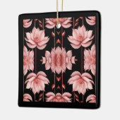 Rosa Lotus Classic Keramikornament (Links)