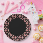 Rosa Lotus Classic Pappteller (Party)