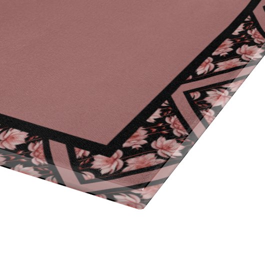 Rosa Lotus Classic Schneidebrett (Ecke)