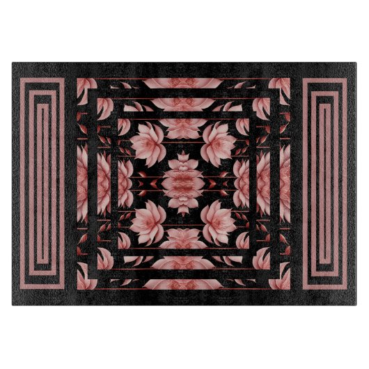 Rosa Lotus Classic Schneidebrett (Vorderseite)