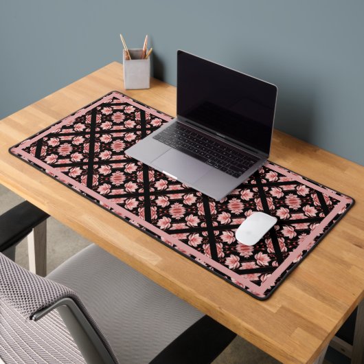 Rosa Lotus Classic Schreibtischunterlage (Büro 2)
