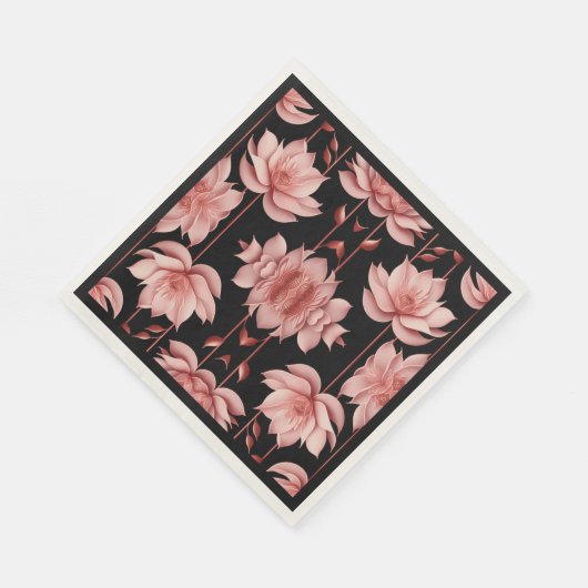 Rosa Lotus Classic Serviette (Ecke)